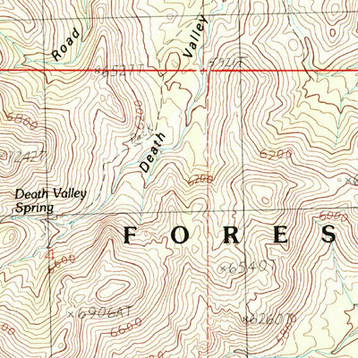 United States Geological Survey New Harmony, UT (1986, 24000-Scale) digital map