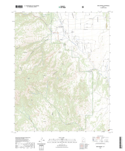 United States Geological Survey New Harmony, UT (2023, 24000-Scale) digital map