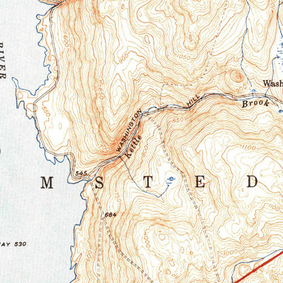 United States Geological Survey New Hartford, CT (1951, 31680-Scale) digital map