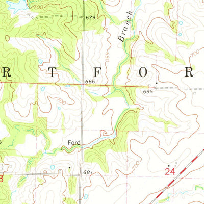 United States Geological Survey New Hartford, MO (1973, 24000-Scale) digital map