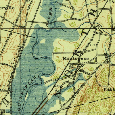 United States Geological Survey New Haven, CT (1921, 62500-Scale) digital map