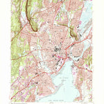 United States Geological Survey New Haven, CT (1967, 24000-Scale) digital map
