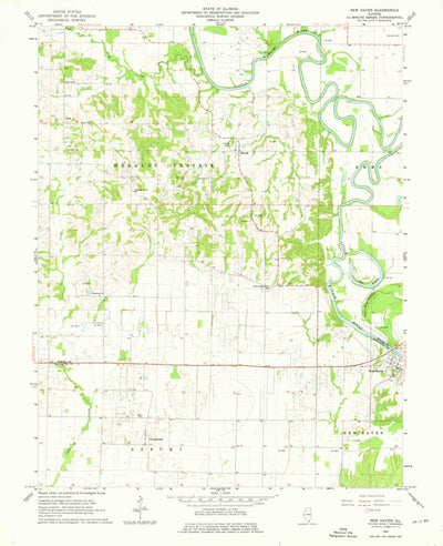 United States Geological Survey New Haven, IL (1964, 24000-Scale) digital map