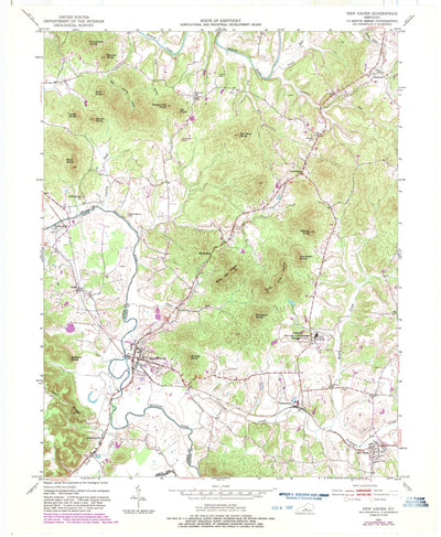 United States Geological Survey New Haven, KY (1953, 24000-Scale) digital map