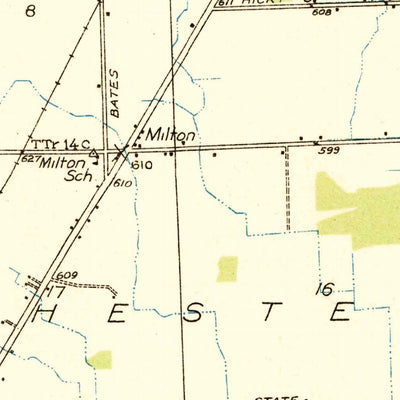 United States Geological Survey New Haven, MI (1936, 31680-Scale) digital map