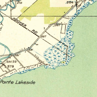 United States Geological Survey New Haven, MI (1936, 31680-Scale) digital map