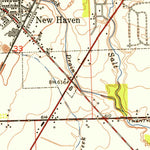 United States Geological Survey New Haven, MI (1952, 24000-Scale) digital map