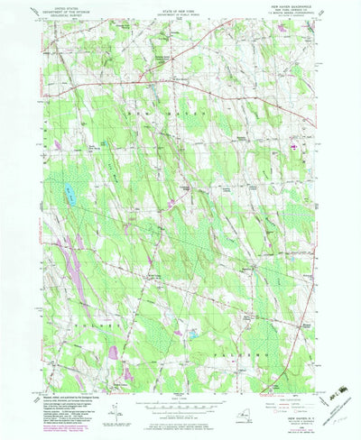 United States Geological Survey New Haven, NY (1956, 24000-Scale) digital map