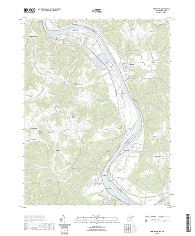 United States Geological Survey New Haven, WV (2023, 24000-Scale) digital map