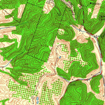 United States Geological Survey New Haven, WV-OH (1958, 24000-Scale) digital map