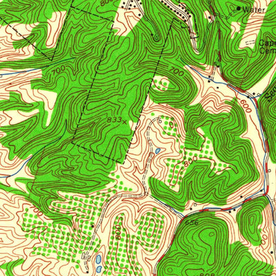 United States Geological Survey New Haven, WV-OH (1958, 24000-Scale) digital map