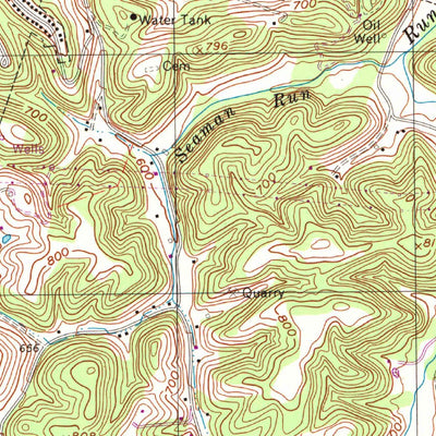 United States Geological Survey New Haven, WV-OH (1994, 24000-Scale) digital map