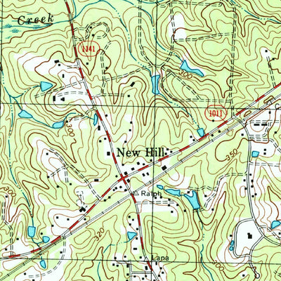 United States Geological Survey New Hill, NC (2002, 24000-Scale) digital map