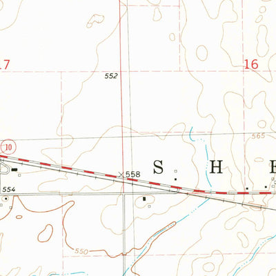United States Geological Survey New Holland, IL (1980, 24000-Scale) digital map
