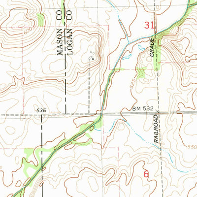 United States Geological Survey New Holland, IL (1980, 24000-Scale) digital map