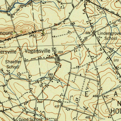 United States Geological Survey New Holland, PA (1941, 62500-Scale) digital map