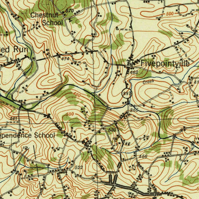 United States Geological Survey New Holland, PA (1941, 62500-Scale) digital map