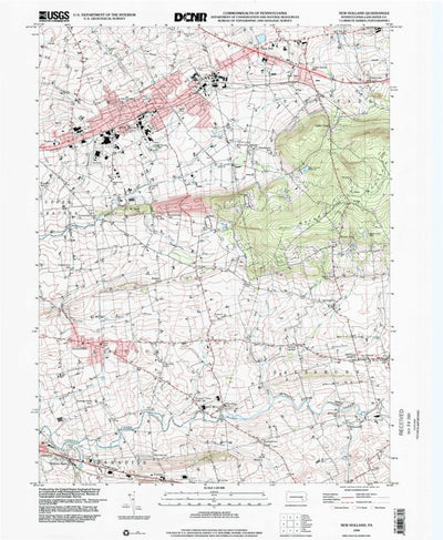 United States Geological Survey New Holland, PA (1999, 24000-Scale) digital map