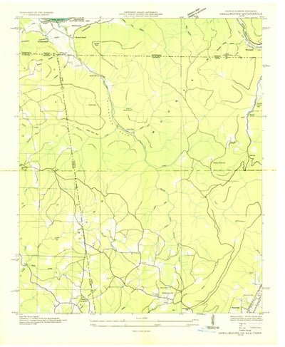 United States Geological Survey New Home, GA-AL-TN (1936, 24000-Scale) digital map