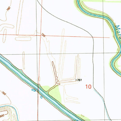 United States Geological Survey New Home, MO (1991, 24000-Scale) digital map