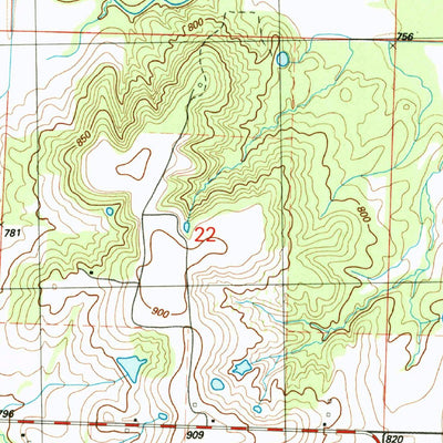 United States Geological Survey New Home, MO (1991, 24000-Scale) digital map