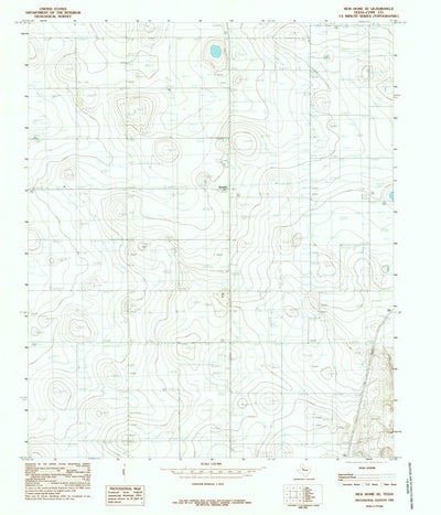 United States Geological Survey New Home SE, TX (1985, 24000-Scale) digital map