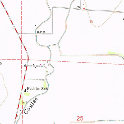 United States Geological Survey New Iberia South, LA (1963, 24000-Scale) digital map