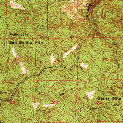 United States Geological Survey New Indria, CA (1956, 62500-Scale) digital map