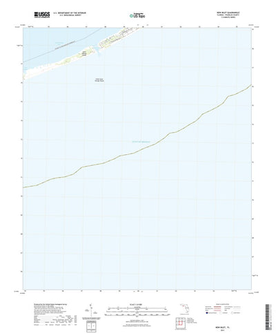 United States Geological Survey New Inlet, FL (2021, 24000-Scale) digital map
