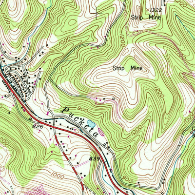 United States Geological Survey New Kensington East, PA (1953, 24000-Scale) digital map