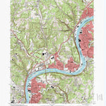 United States Geological Survey New Kensington West, PA (1993, 24000-Scale) digital map