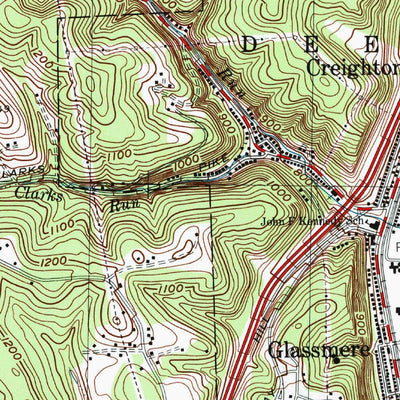 United States Geological Survey New Kensington West, PA (1993, 24000-Scale) digital map