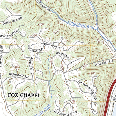 United States Geological Survey New Kensington West, PA (2023, 24000-Scale) digital map