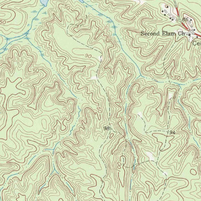 United States Geological Survey New Kent, VA (1965, 24000-Scale) digital map