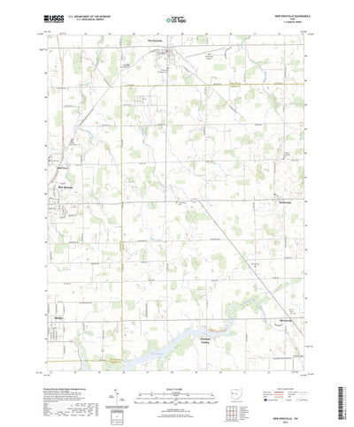 United States Geological Survey New Knoxville, OH (2023, 24000-Scale) digital map