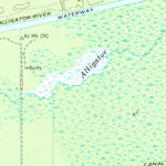 United States Geological Survey New Lake SE, NC (1951, 24000-Scale) digital map