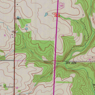 United States Geological Survey New Lancaster, KS (1957, 24000-Scale) digital map