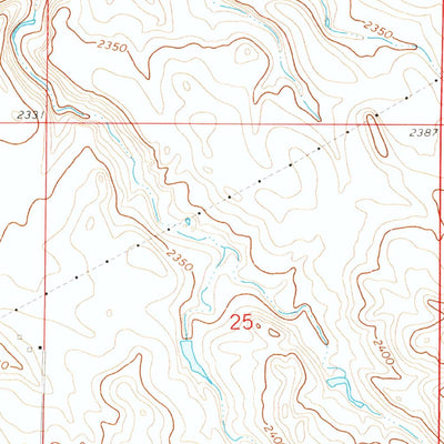 United States Geological Survey New Leipzig South, ND (1972, 24000-Scale) digital map