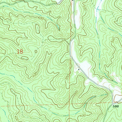United States Geological Survey New Lexington, AL (1967, 24000-Scale) digital map