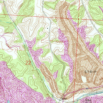 United States Geological Survey New Lexington, OH (1961, 24000-Scale) digital map