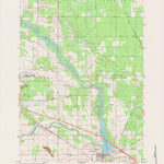 United States Geological Survey New Lisbon North, WI (1983, 24000-Scale) digital map