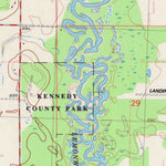 United States Geological Survey New Lisbon North, WI (1983, 24000-Scale) digital map