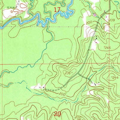 United States Geological Survey New Llano, LA (1954, 24000-Scale) digital map