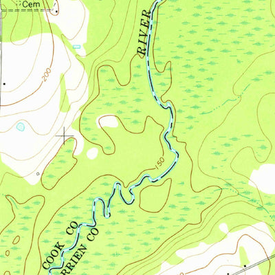 United States Geological Survey New Lois, GA (1973, 24000-Scale) digital map
