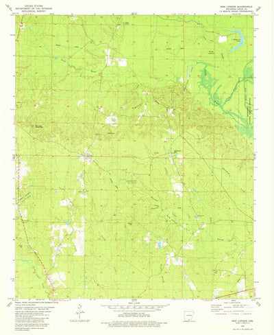 United States Geological Survey New London, AR (1981, 24000-Scale) digital map