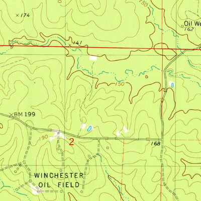 United States Geological Survey New London, AR (1981, 24000-Scale) digital map