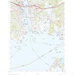 United States Geological Survey New London, CT (2021, 24000-Scale) digital map