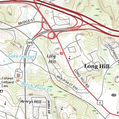 United States Geological Survey New London, CT (2021, 24000-Scale) digital map