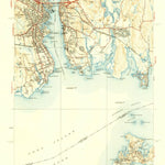 United States Geological Survey New London, CT-NY (1938, 31680-Scale) digital map