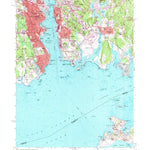 United States Geological Survey New London, CT-NY (1958, 24000-Scale) digital map